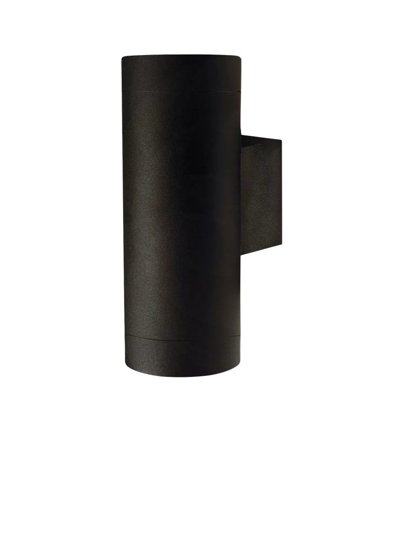 Nordlux Tin Maxi outdoor double wall light black, imported from the UK