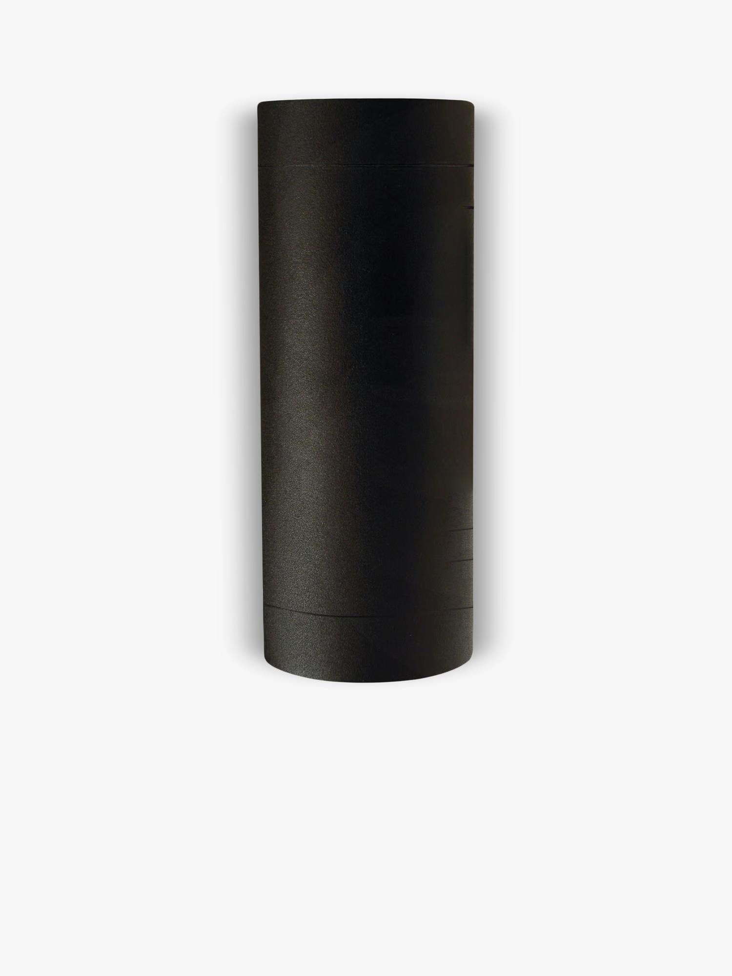 Nordlux Tin Maxi outdoor double wall light black, imported from the UK