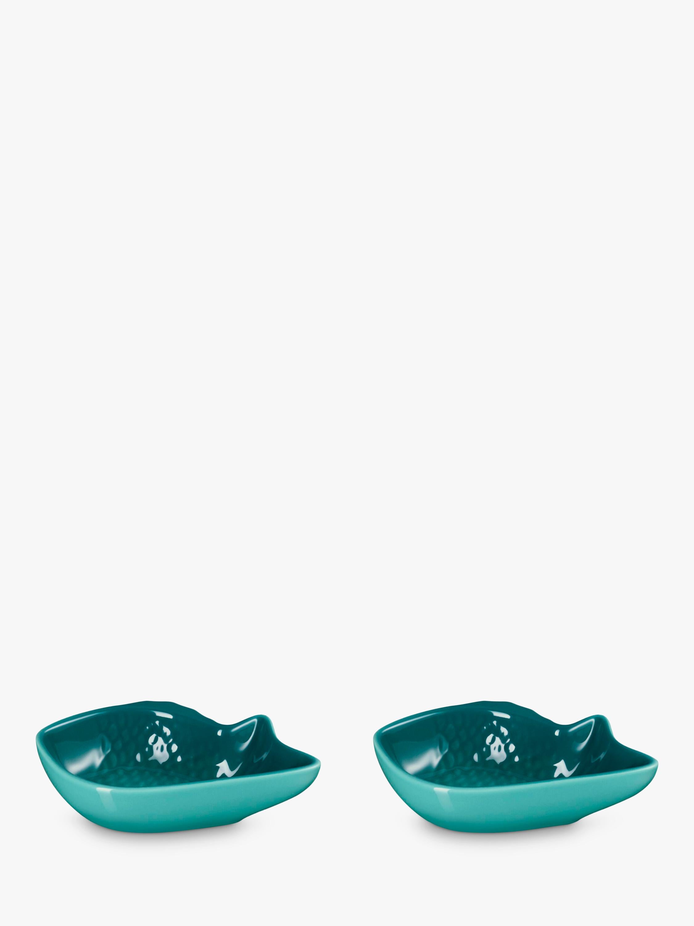 Le Creuset stoneware snapper fish dish set of 2 12cm (British brand)