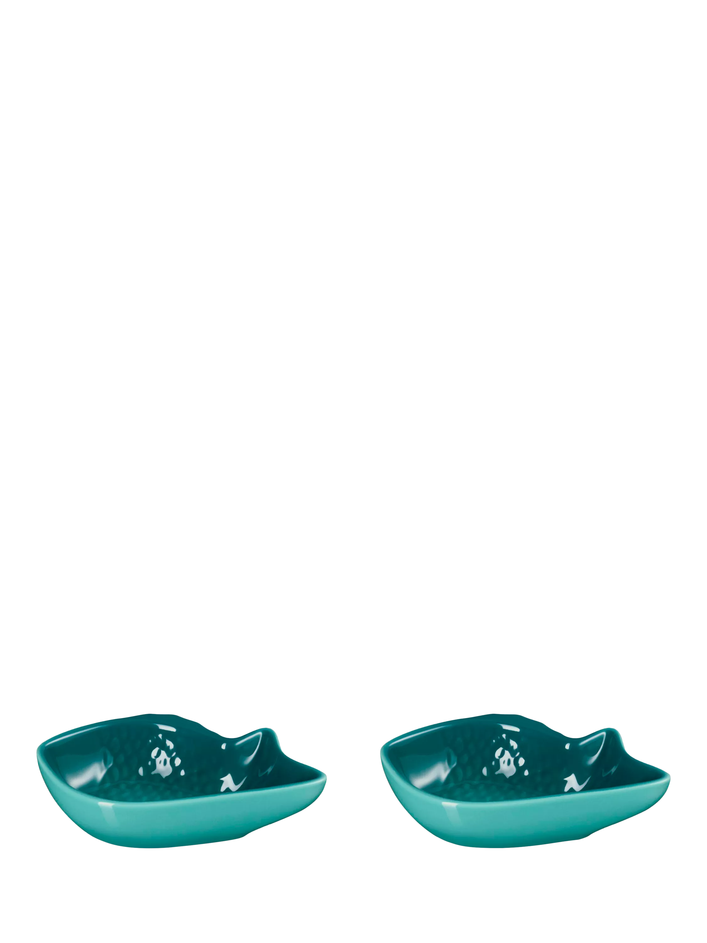 Le Creuset stoneware snapper fish dish set of 2 12cm (British brand)