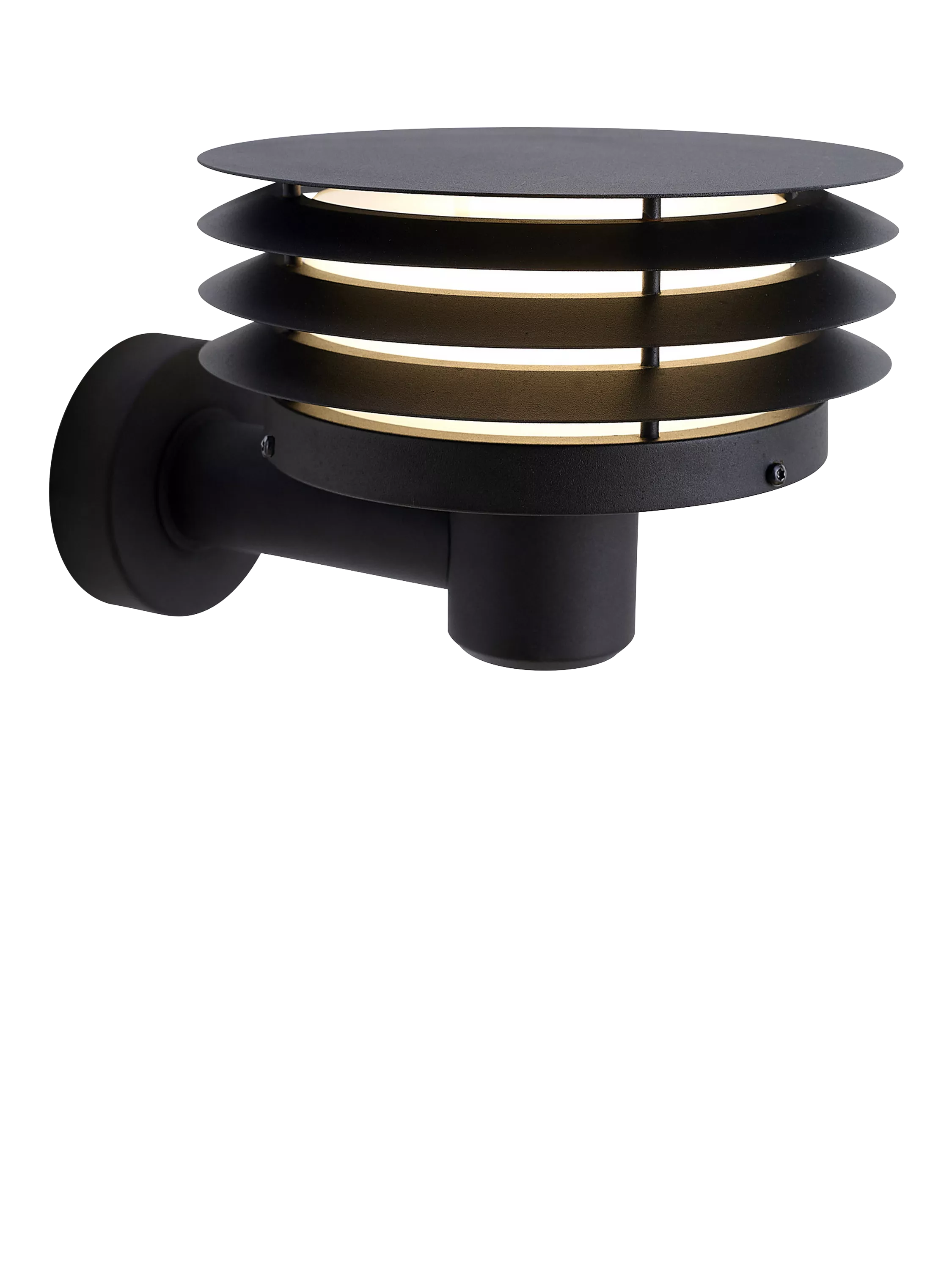 Nordlux Cirella black outdoor wall light 31.5cm (British brand)