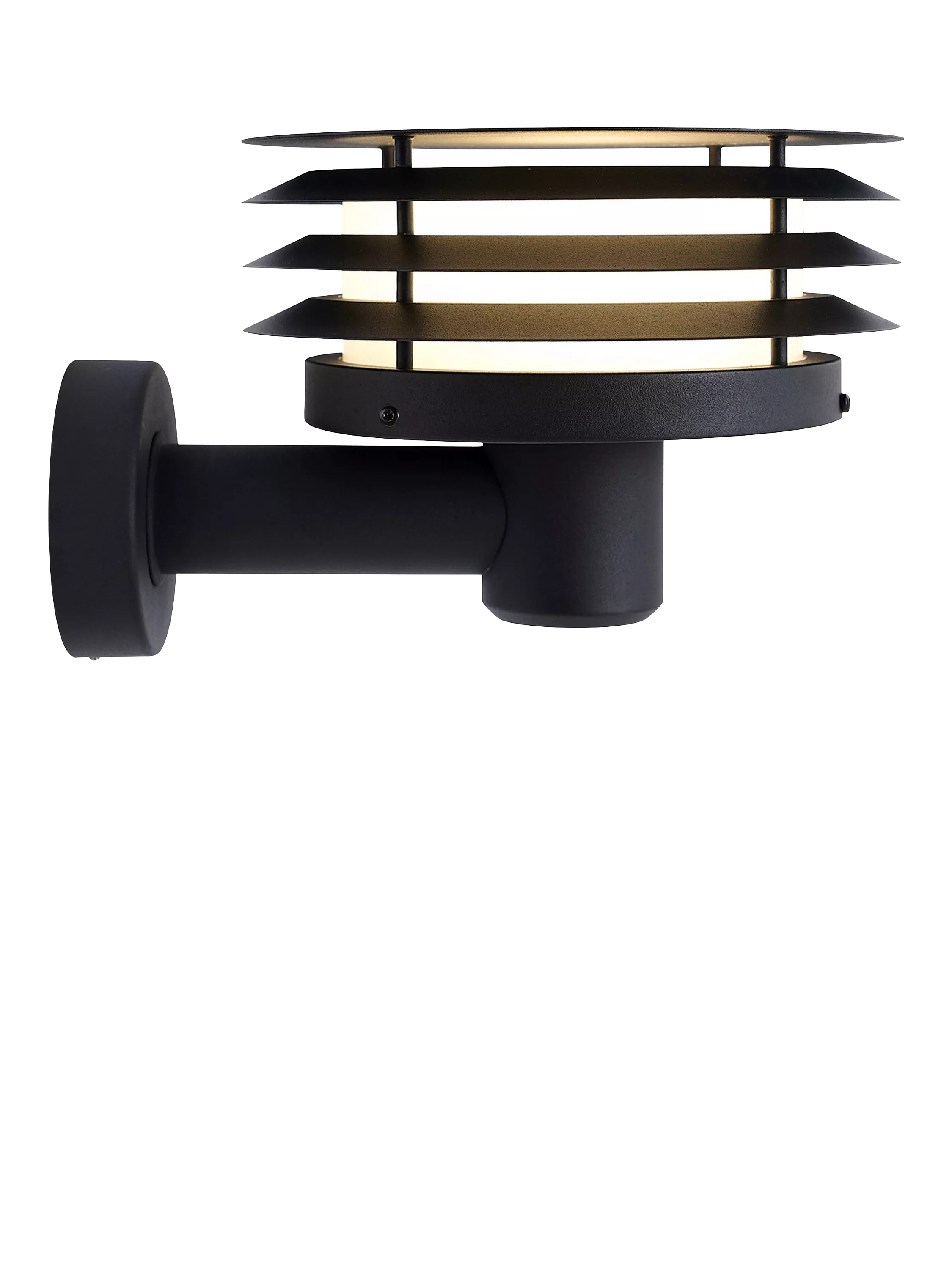 Nordlux Cirella black outdoor wall light 31.5cm (British brand)