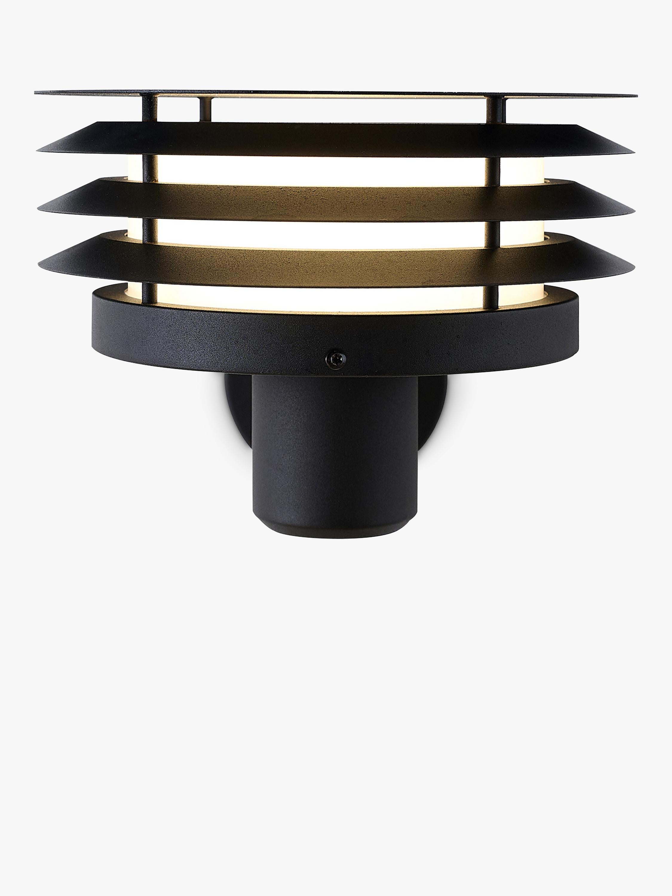 Nordlux Cirella black outdoor wall light 31.5cm (British brand)