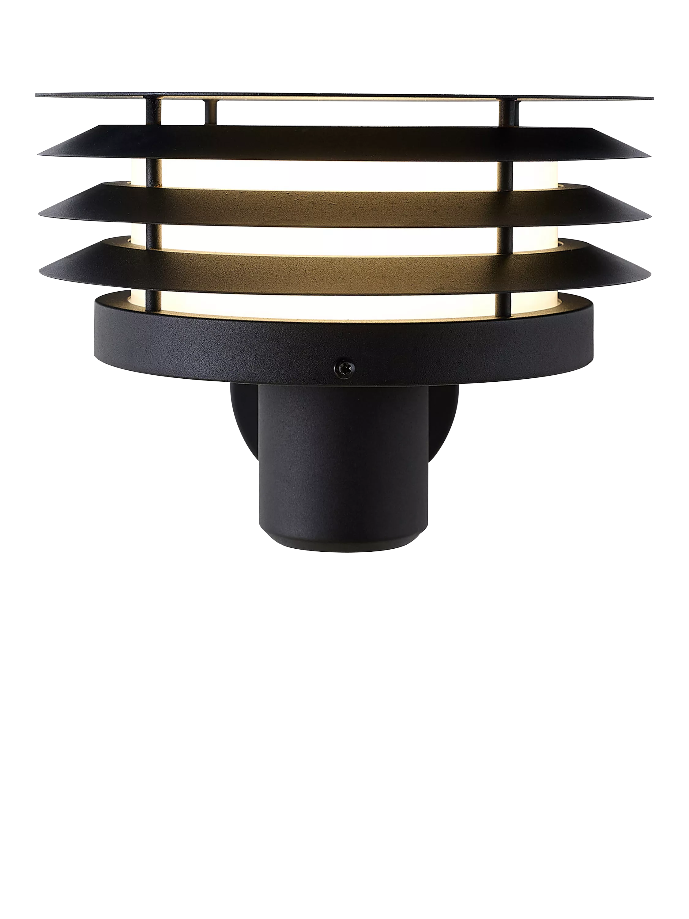 Nordlux Cirella black outdoor wall light 31.5cm (British brand)