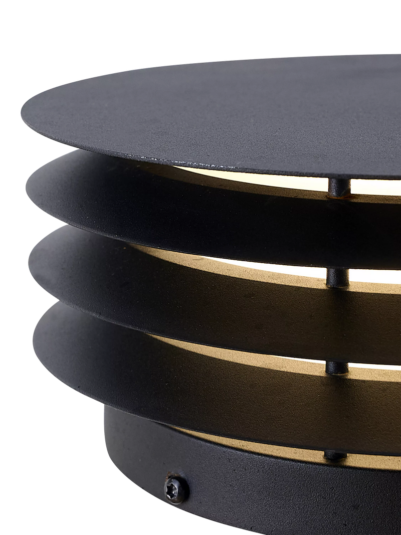 Nordlux Cirella black outdoor wall light 31.5cm (British brand)