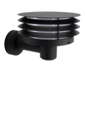 Nordlux Cirella black outdoor wall light 31.5cm (British brand)