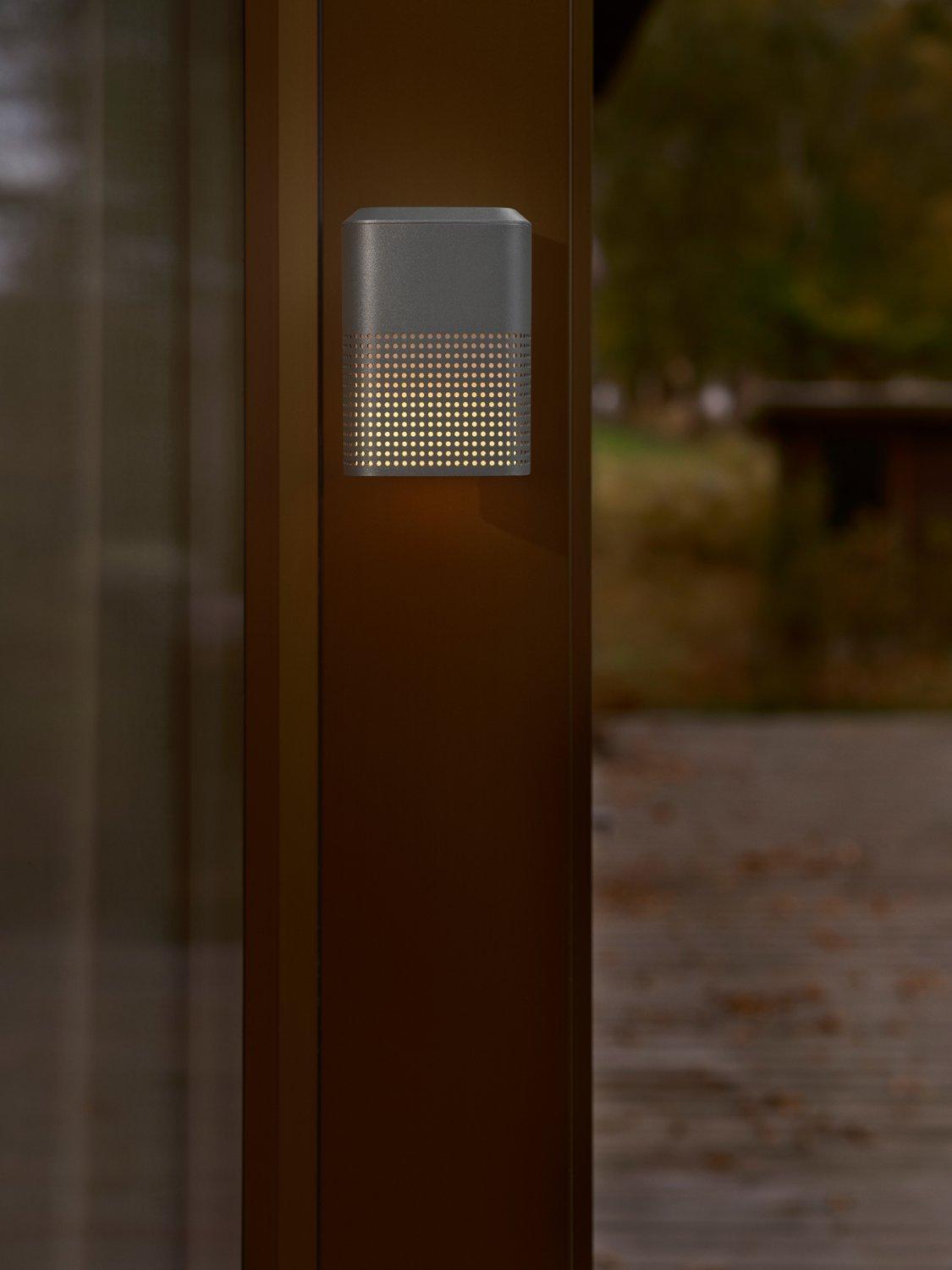 Nordlux Sidara outdoor wall light anthracite, imported from the UK