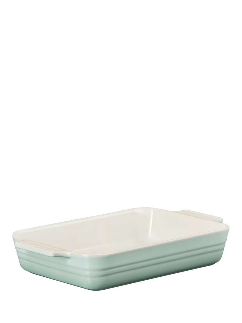 Le Creuset Stoneware Classic Rectangular Oven Dish, Sage, 32cm