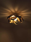 Tom Raffield Skipper semi flush ceiling light oak 46cm (British brand)