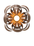 Tom Raffield Skipper ceiling light 46cm walnut, imported from the UK