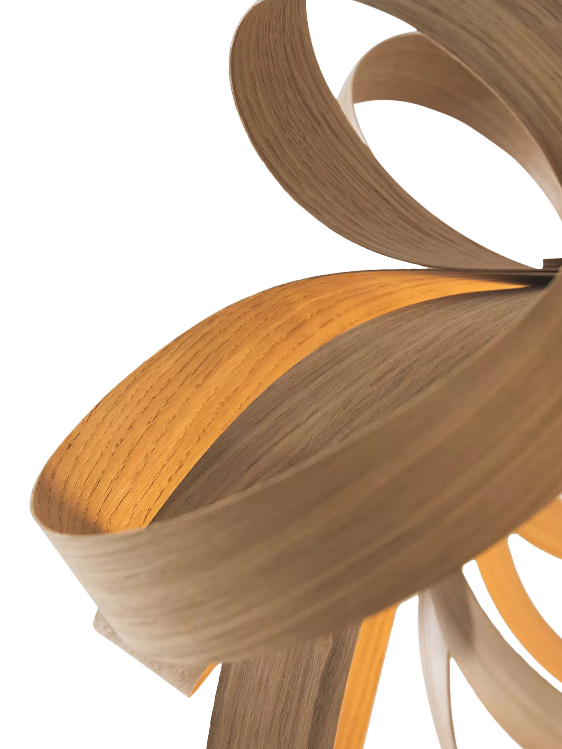 Tom Raffield Skipper pendant ceiling light 46cm oak (British brand)