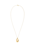 EDBLAD Azura sculpted pendant necklace 14ct gold, UK version