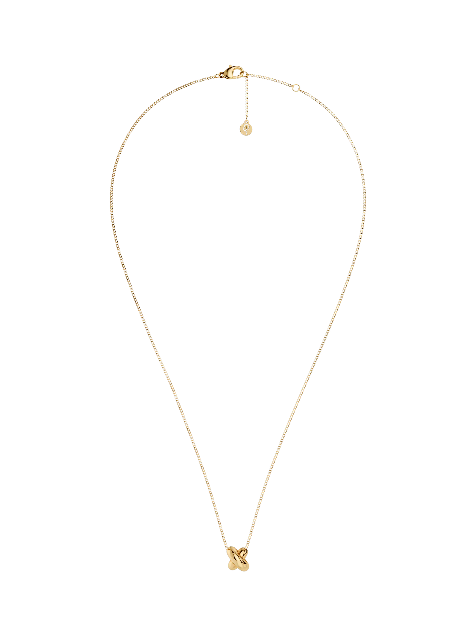 EDBLAD Alexa sculpted gold pendant necklace, UK version