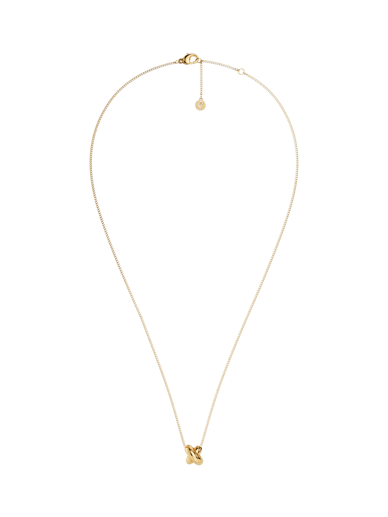 EDBLAD Alexa sculpted gold pendant necklace, UK version
