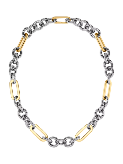 John Lewis EDBLAD Medley Two Tone Link Necklace, Mixed Metal- Buy online at McGrocer