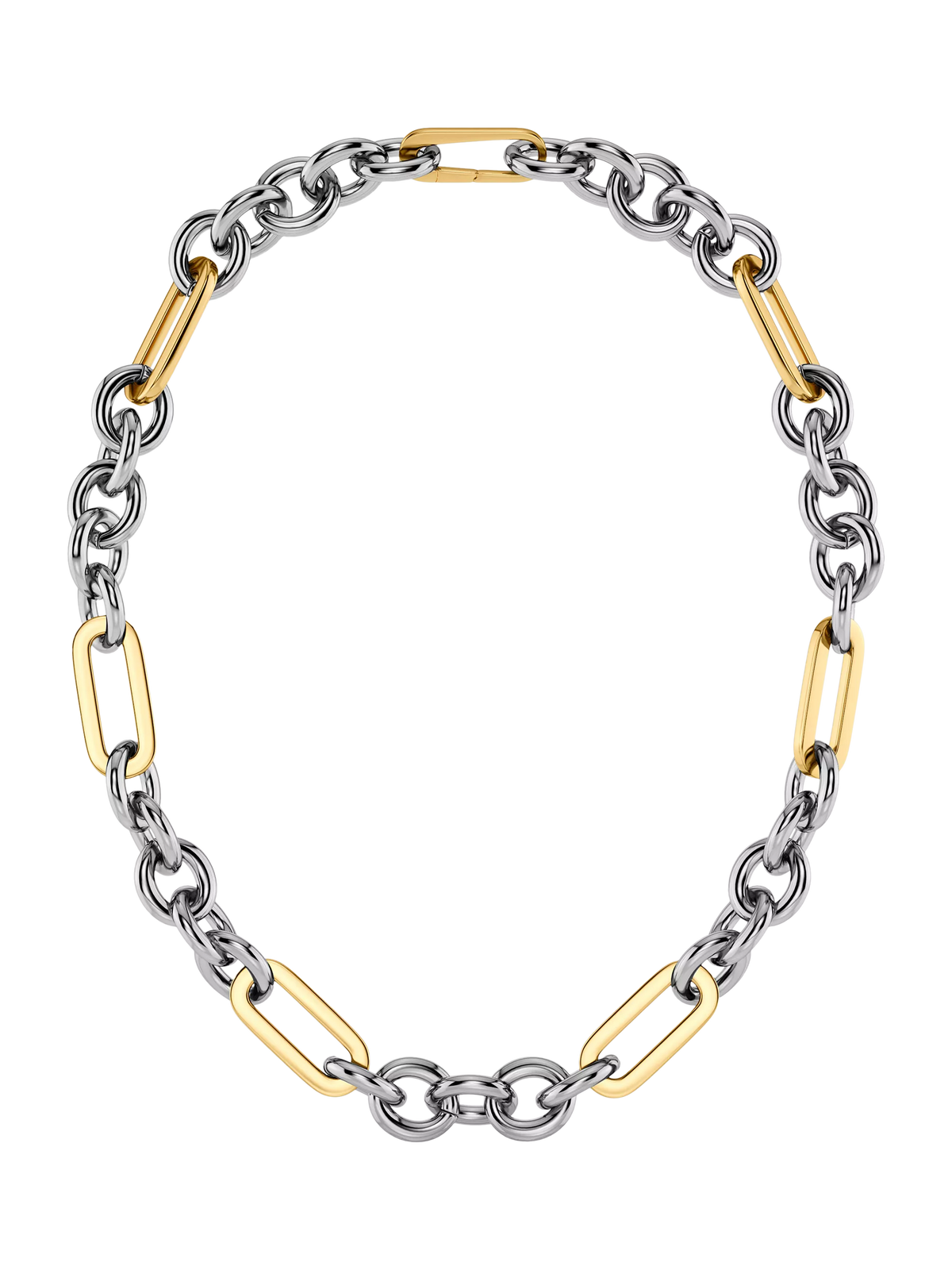 EDBLAD Medley two tone link necklace mixed metal - British product