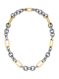 EDBLAD Medley two tone link necklace mixed metal - British product