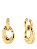EDBLAD Azura sculpted open hoop earrings 14mm, UK version