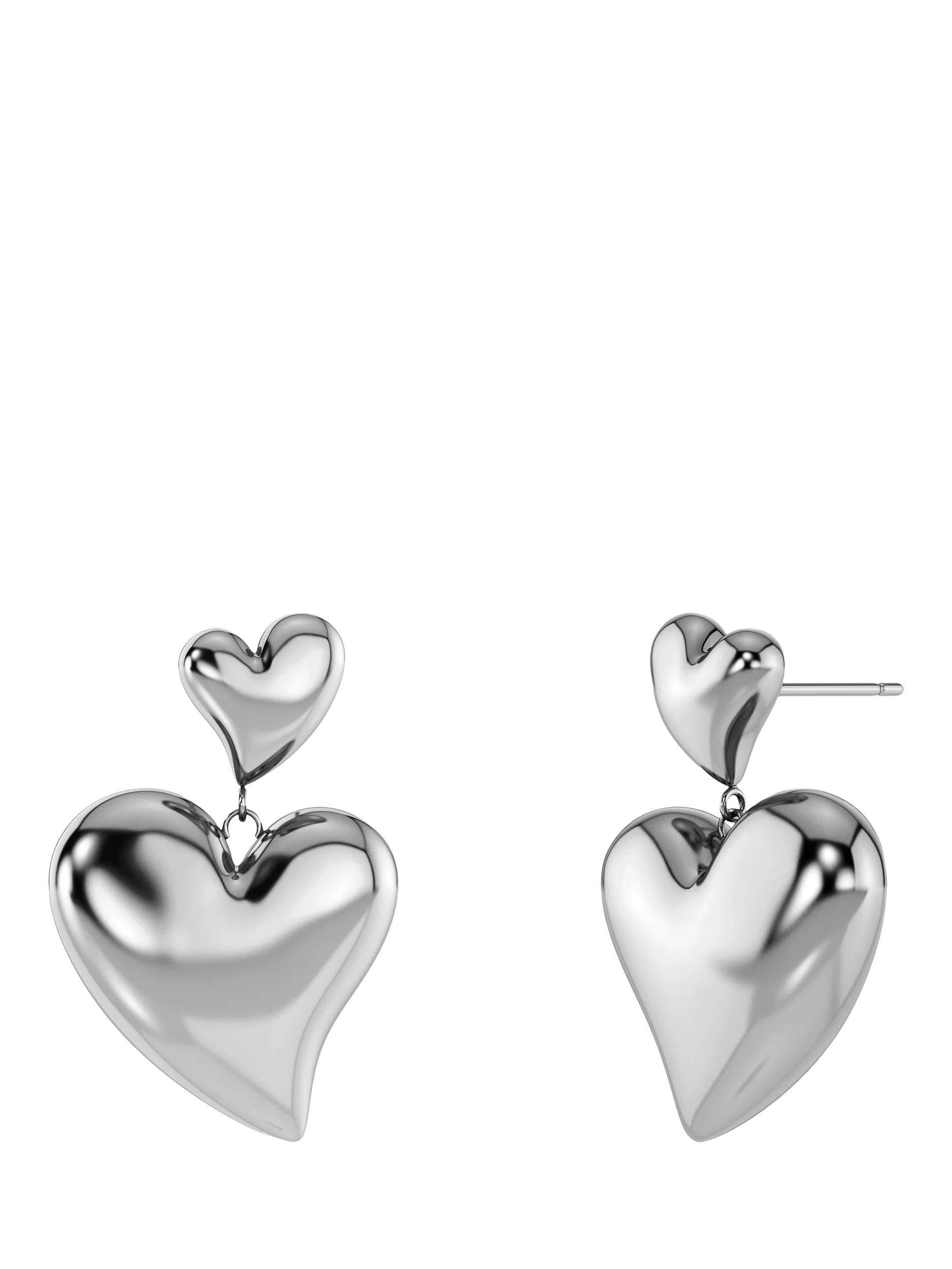EDBLAD Amorina Large Heart Stud Earrings