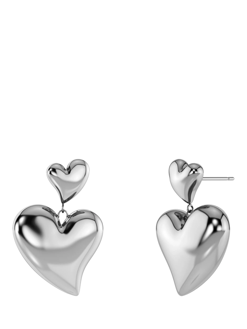 EDBLAD Amorina Large Heart Stud Earrings