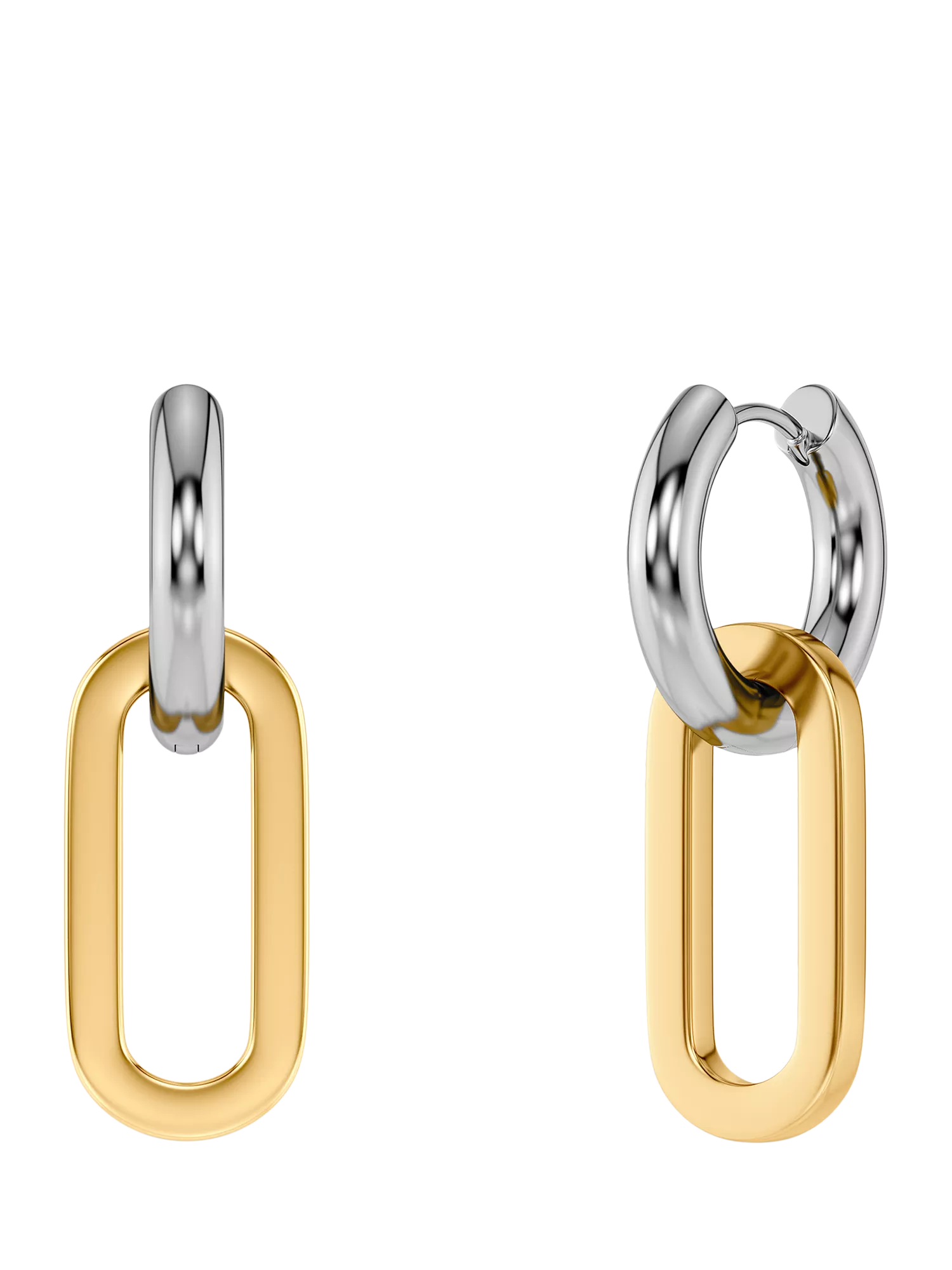 EDBLAD Medley two tone drop link earrings - British product