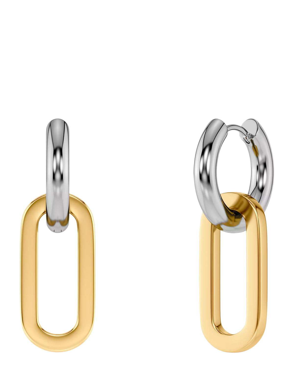 EDBLAD Medley two tone drop link earrings - British product