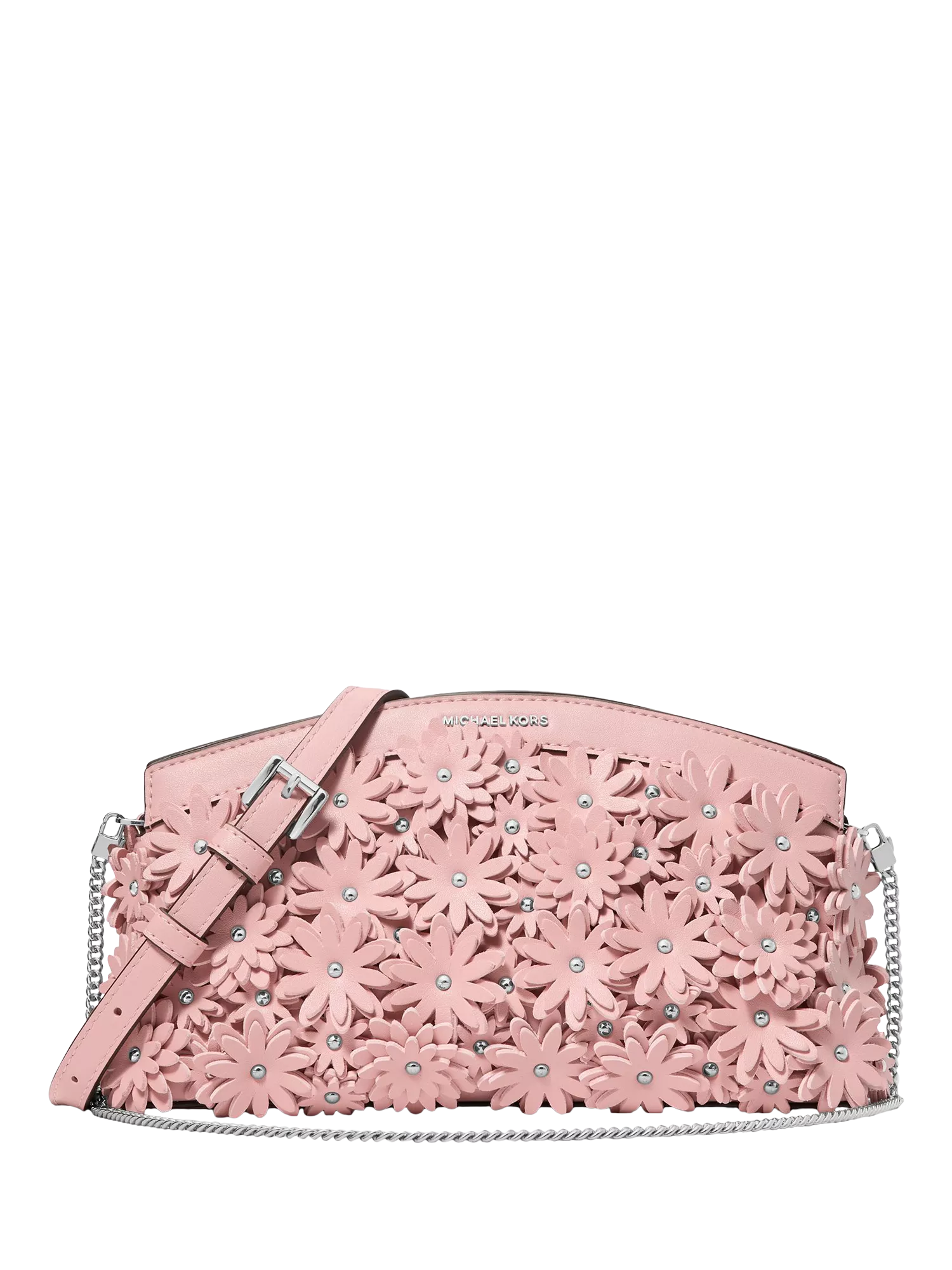 Michael Kors floral appliqué clutch bag - British product