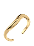 EDBLAD Azura sculpted open bangle gold plated (British brand)