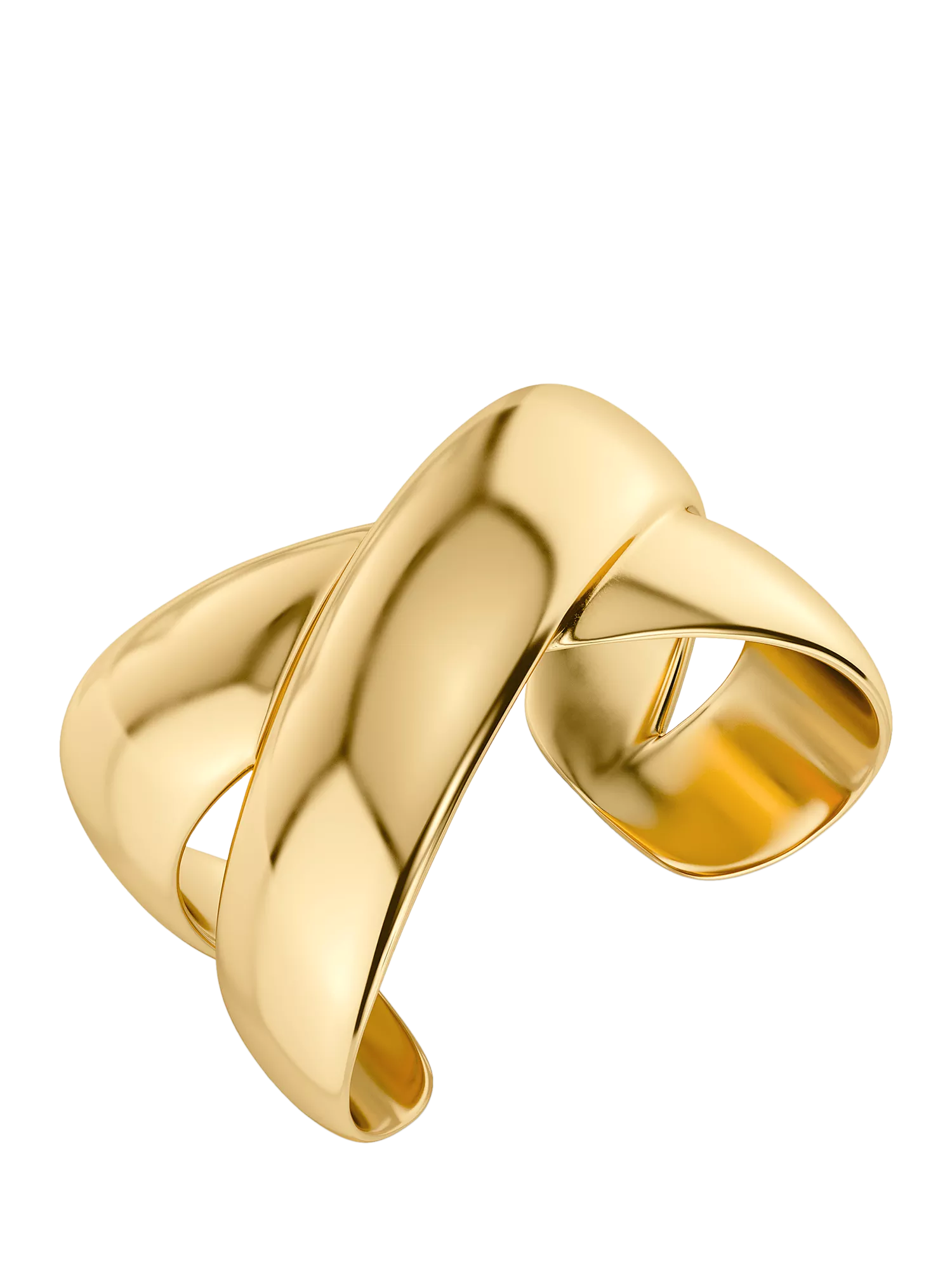 EDBLAD Alexa crossover gold bangle (British brand)