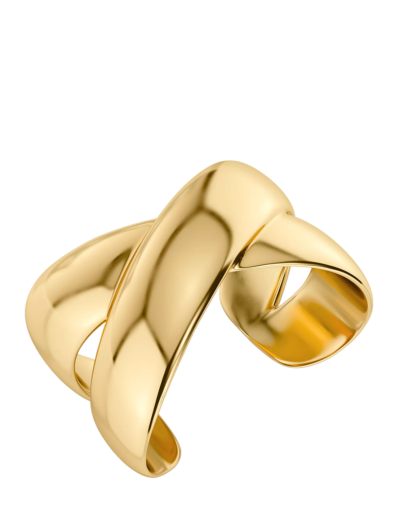 EDBLAD Alexa crossover gold bangle (British brand)