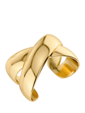 EDBLAD Alexa crossover gold bangle (British brand)