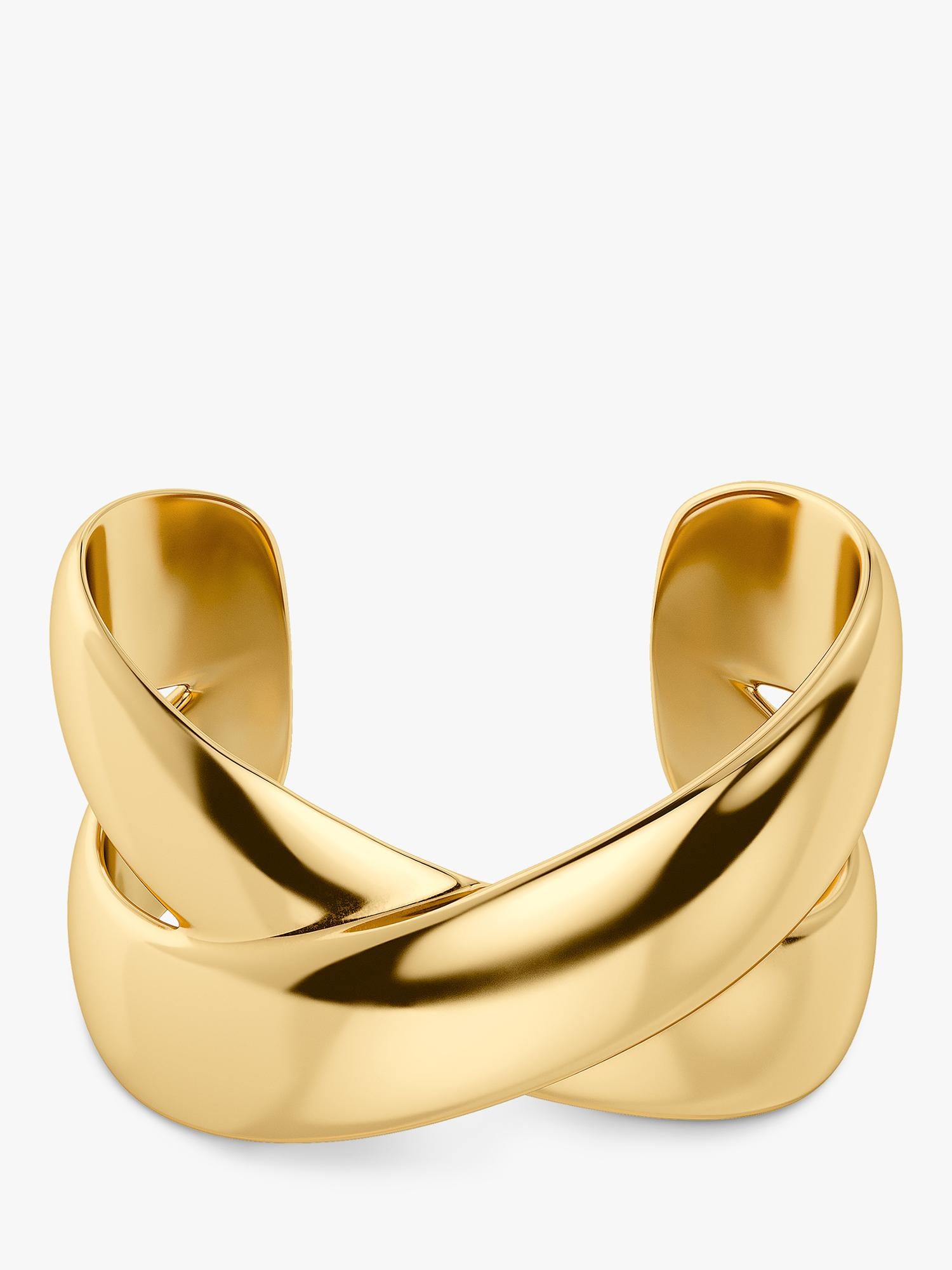 EDBLAD Alexa crossover gold bangle (British brand)