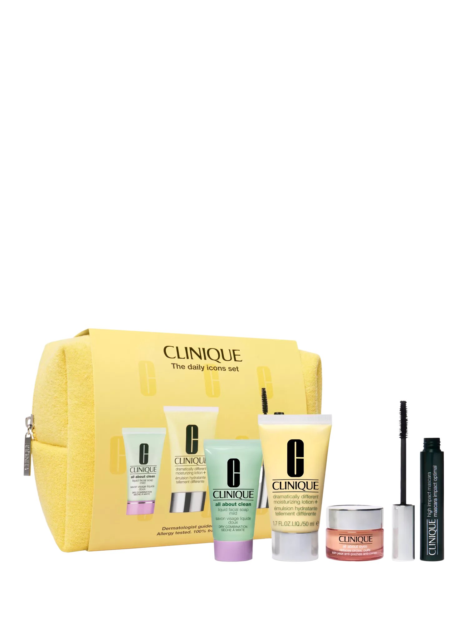 Clinique Icons Skincare Gift Set with full-size products, imported from the UK