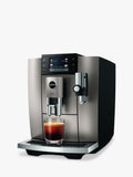 JURA E8 automatic coffee machine silver (British brand)