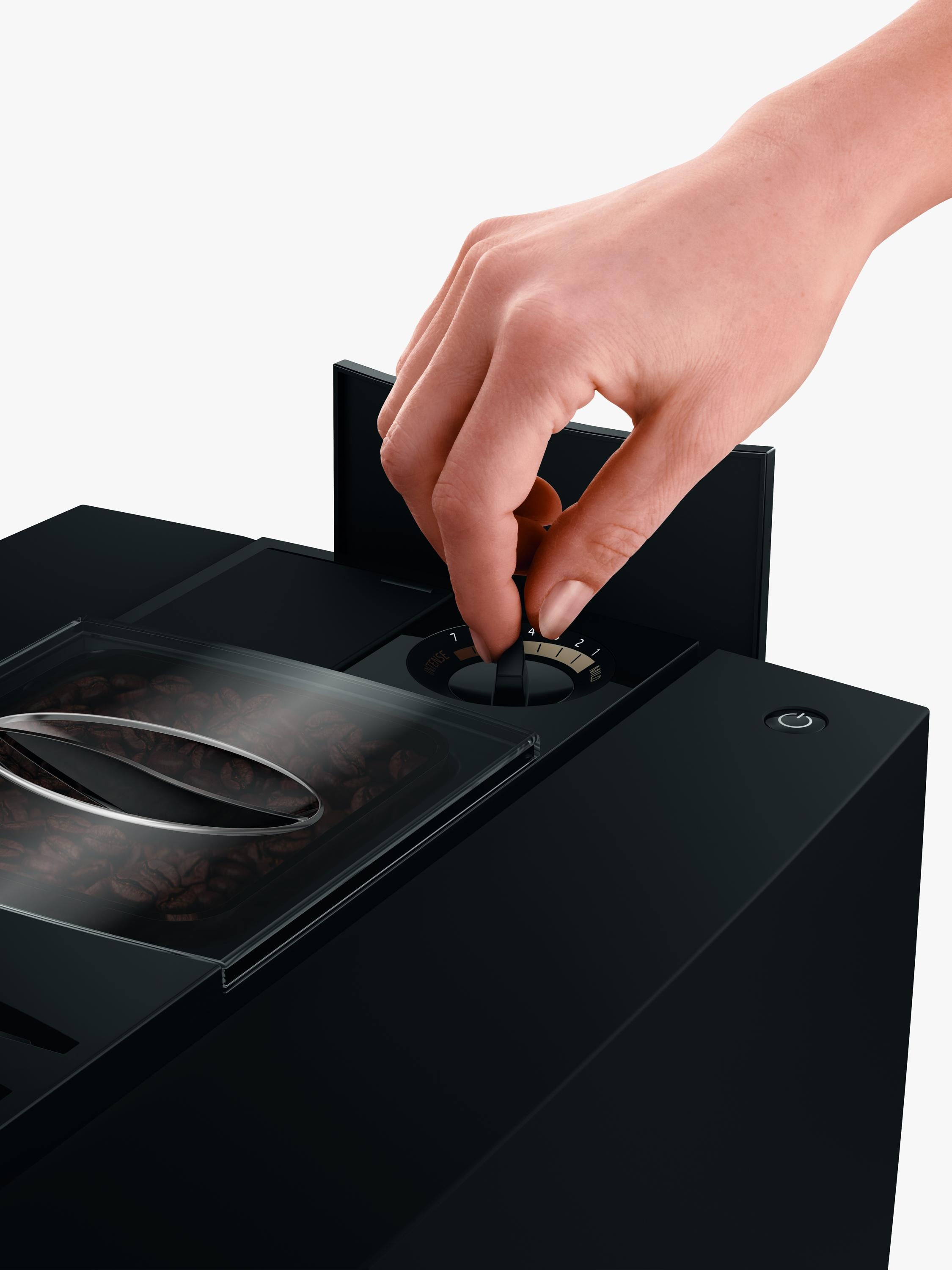 JURA E8 automatic coffee machine silver (British brand)