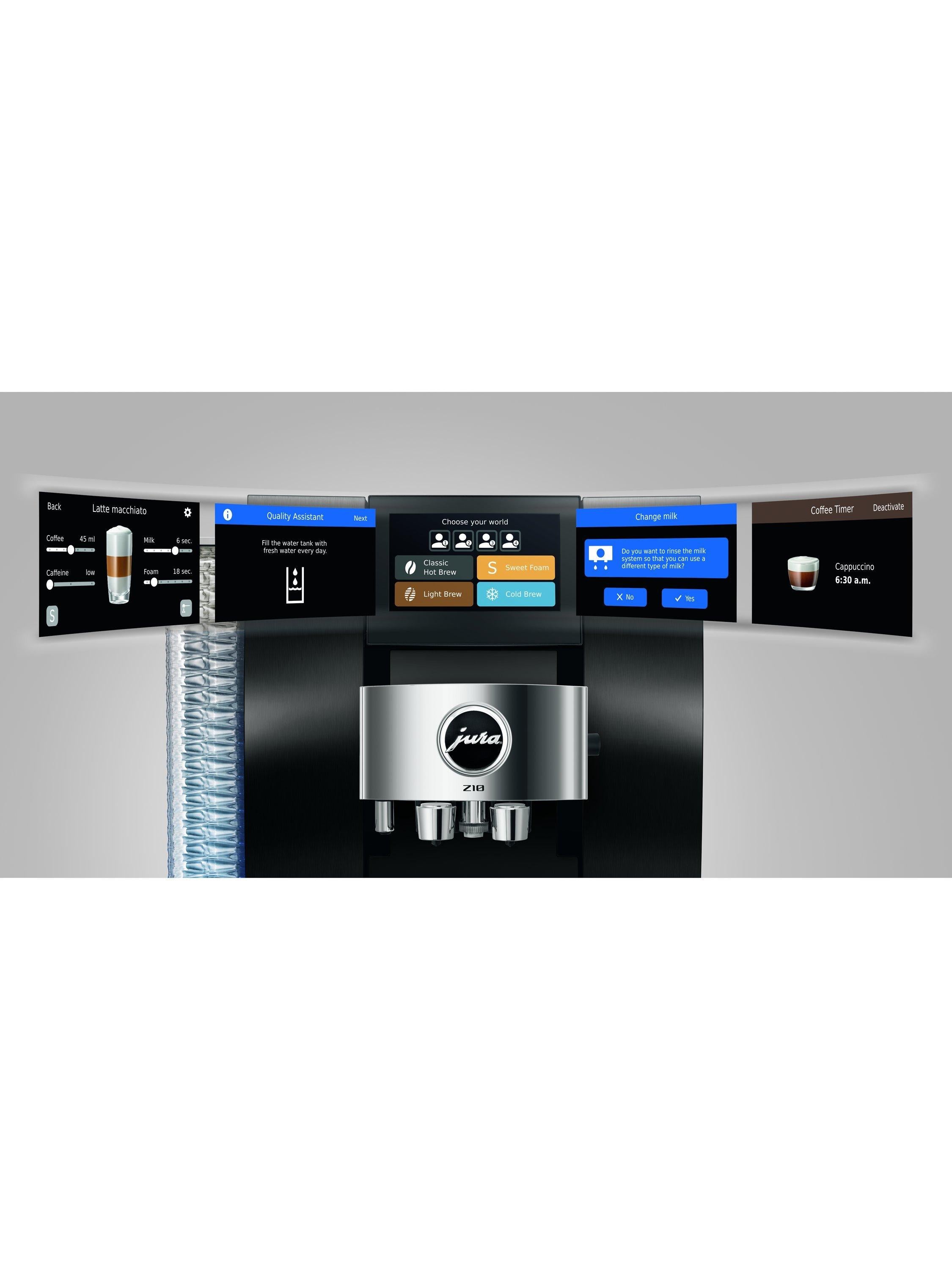 JURA Z10 automatic bean to cup coffee machine, UK version