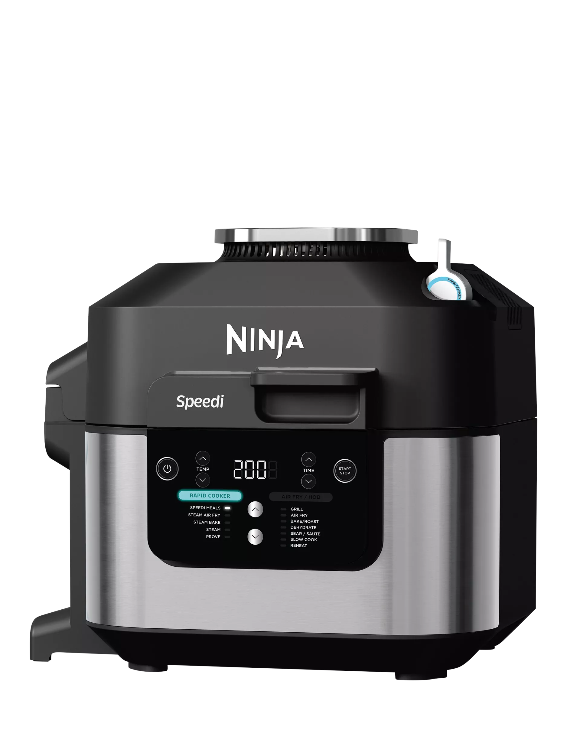 Ninja Speedi 12-in-1 multi cooker Black Steel, imported from the UK