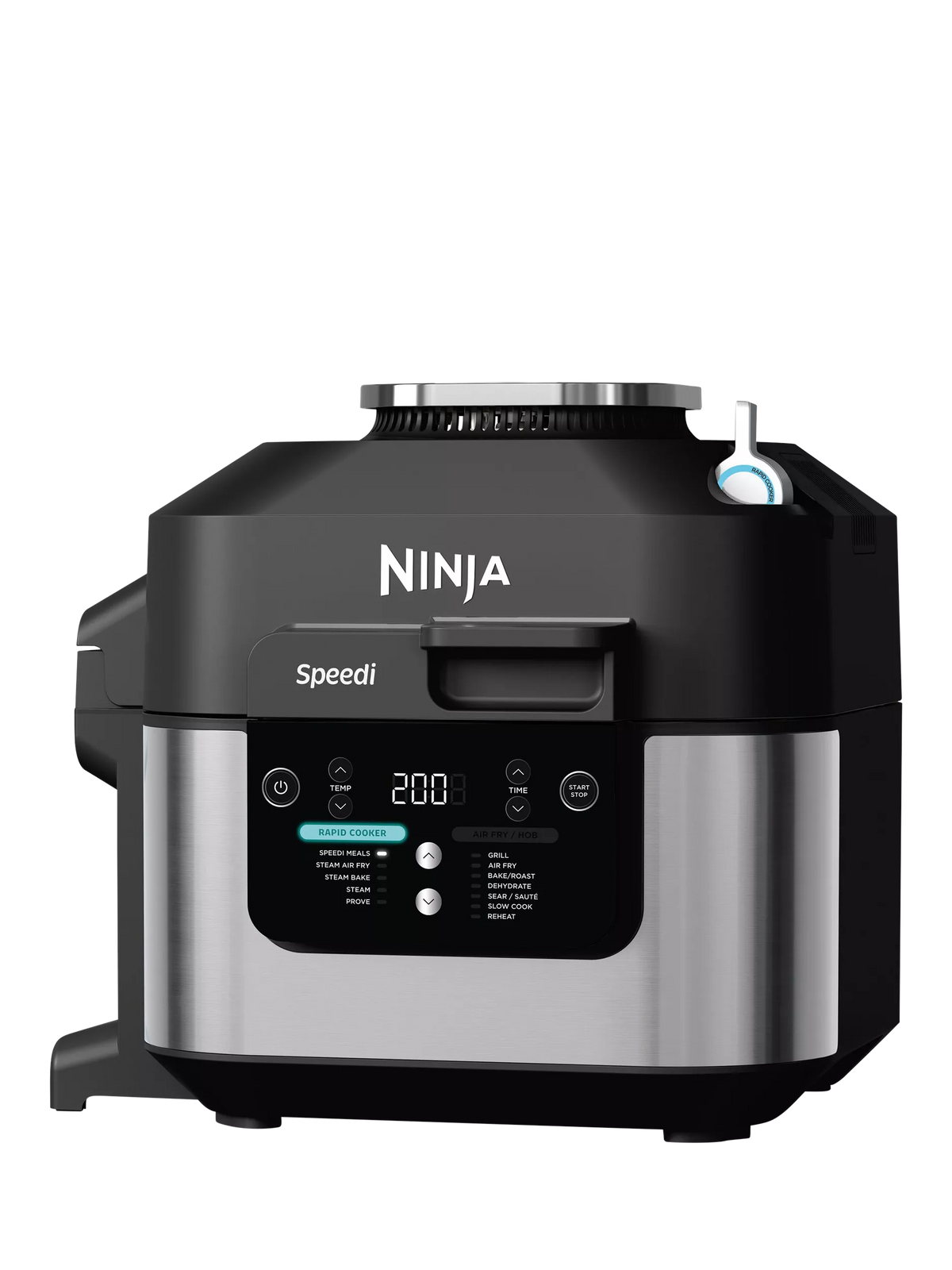 Ninja Speedi 12-in-1 multi cooker Black Steel, imported from the UK