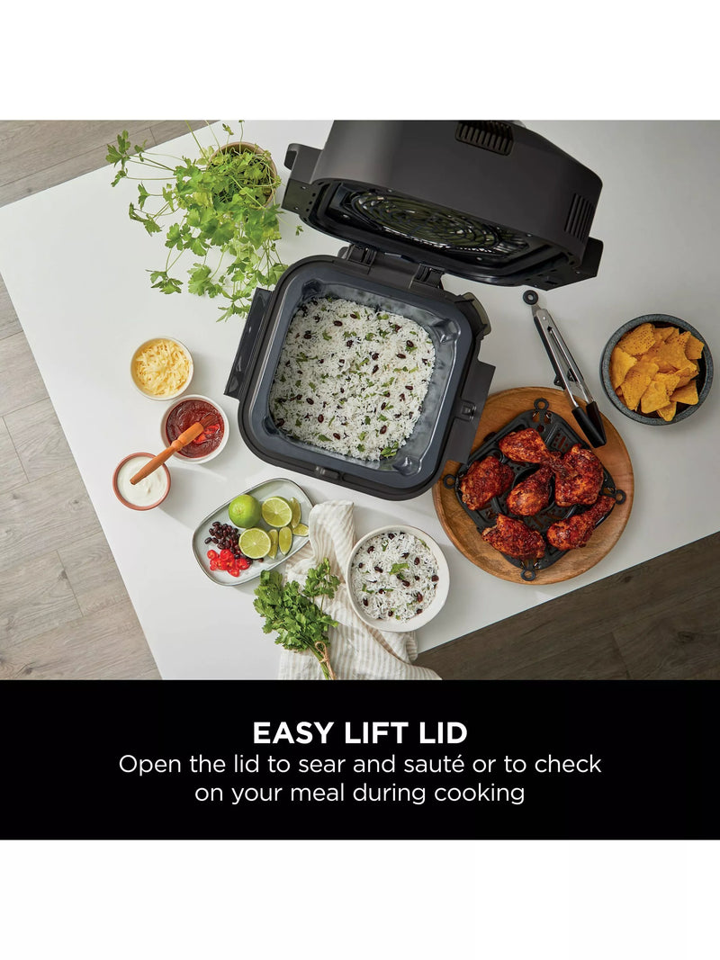 Ninja Speedi 12-in-1 multi cooker Black Steel, imported from the UK