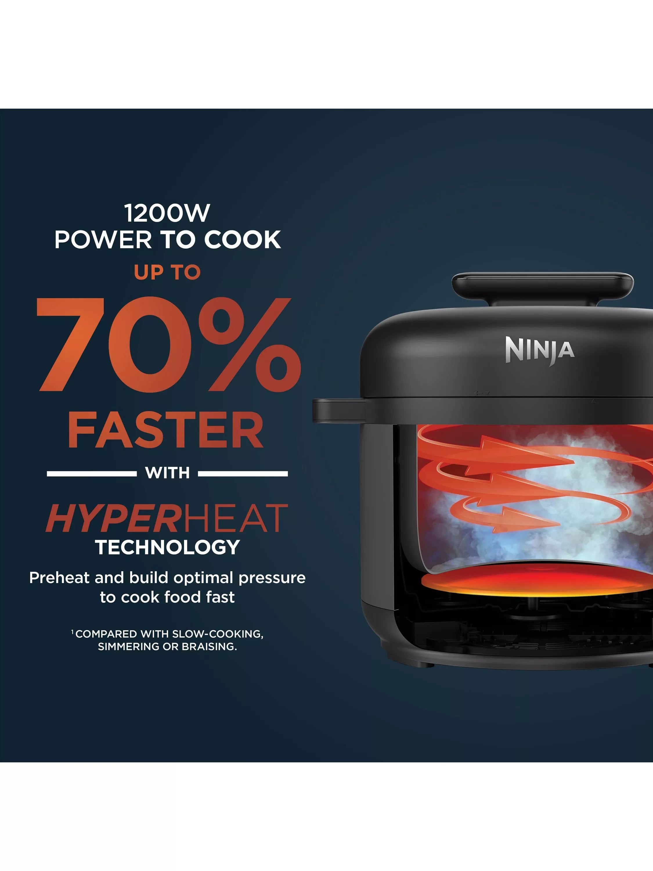 Ninja Pressure & Rice Cooker HyperHeat 9-in-1 6 litre, UK version