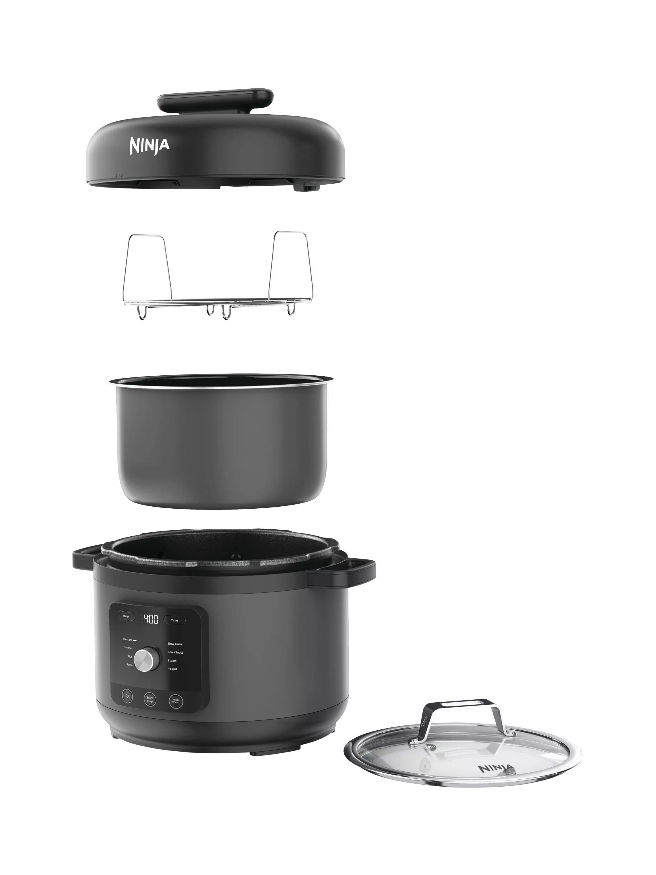 Ninja Pressure & Rice Cooker HyperHeat 9-in-1 6 litre, UK version