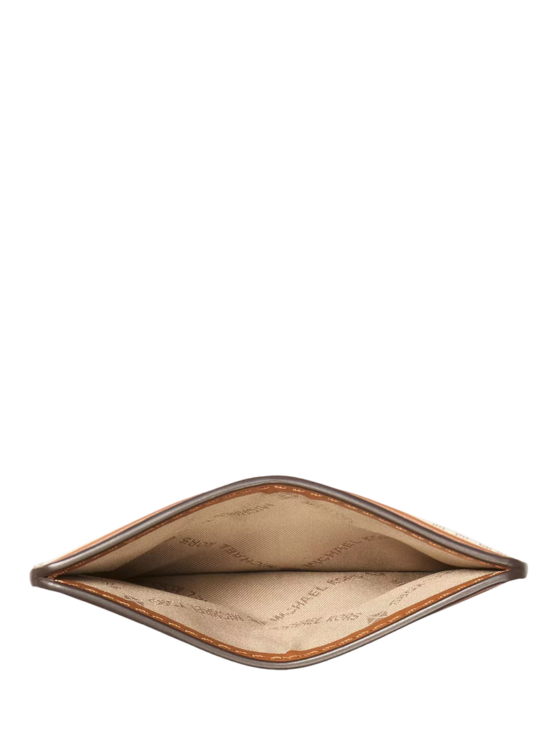 Michael Kors Jet Set Signature Leather Cardholder Vanilla, imported from the UK