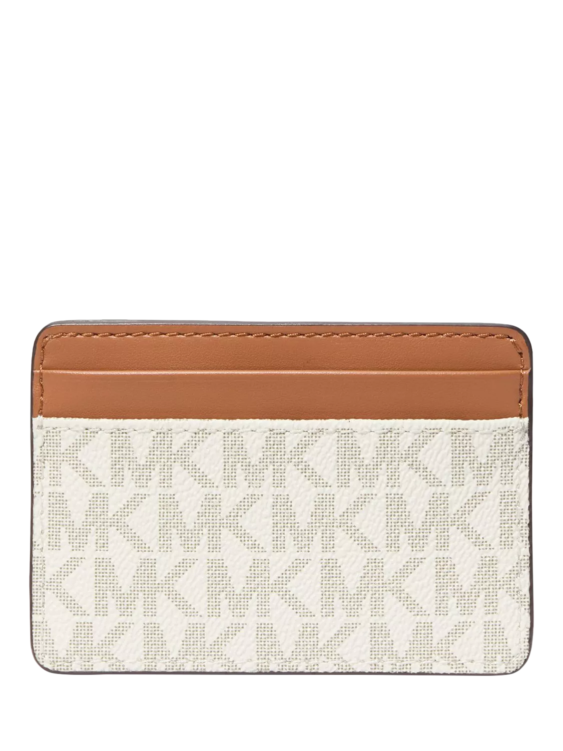 Michael Kors Jet Set Signature Leather Cardholder Vanilla, imported from the UK