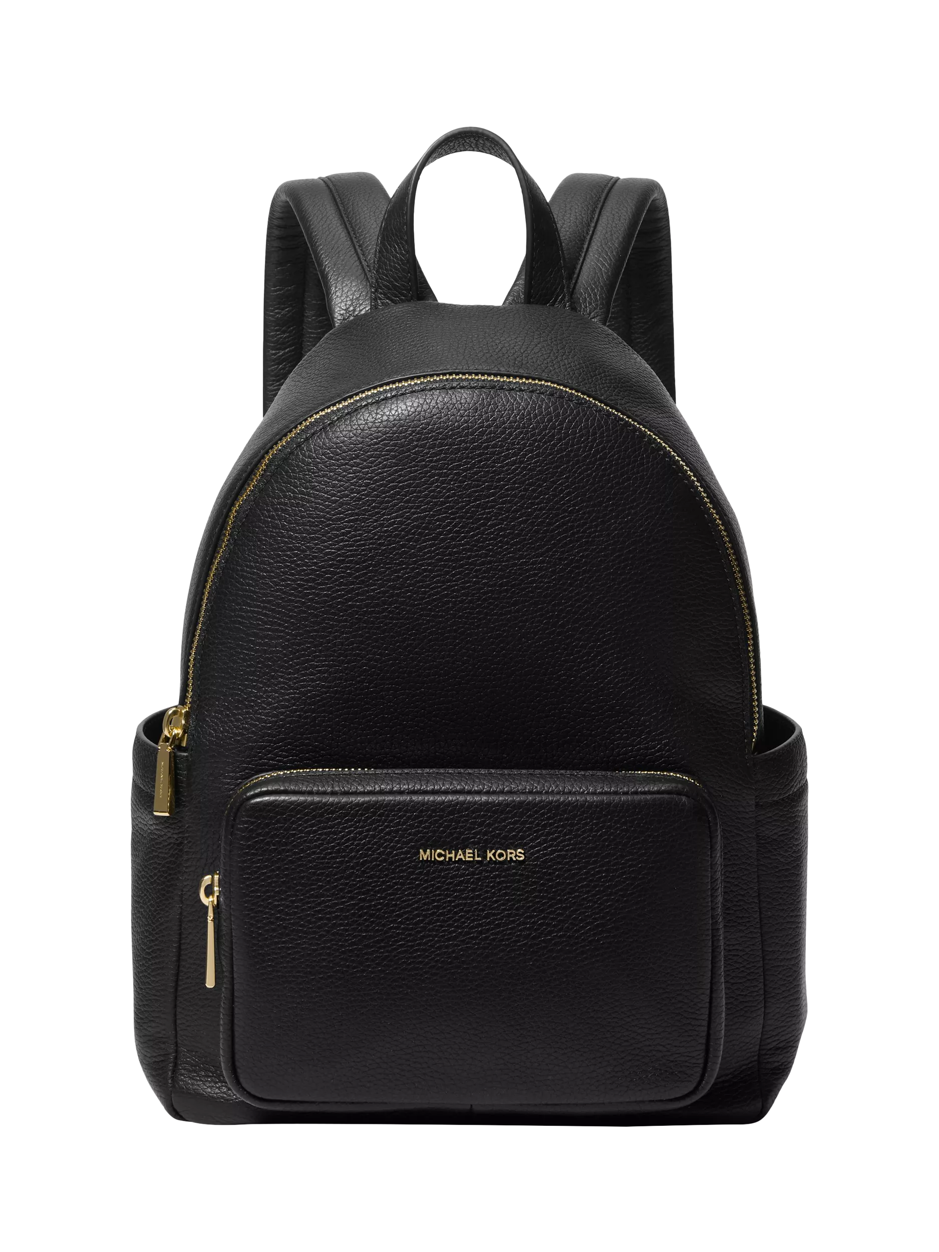Michael Kors Tanner Leather Backpack Black, imported from the UK