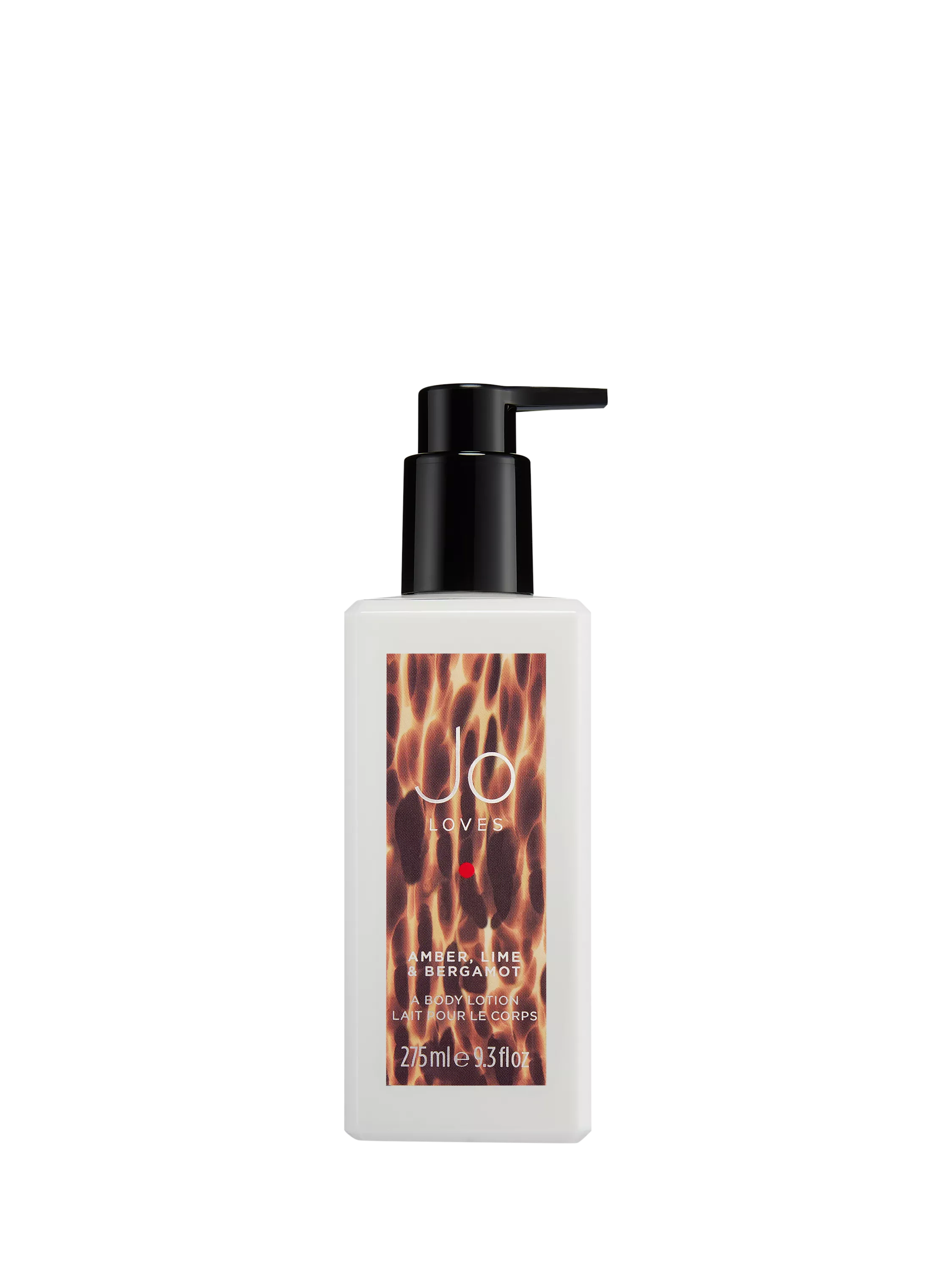 Jo Loves hand & body lotion Amber Lime & Bergamot 275ml, UK version
