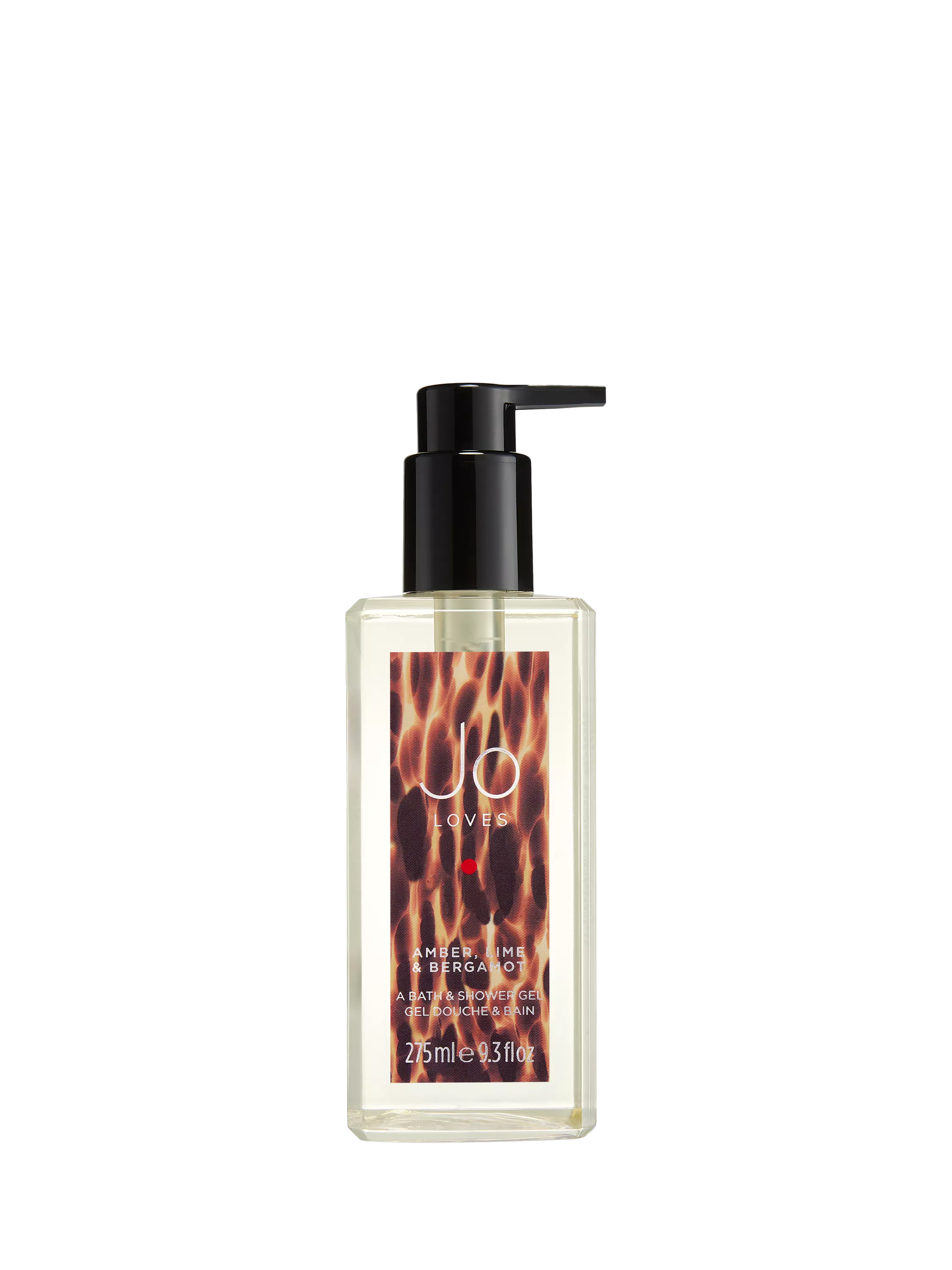 Jo Loves Amber Lime Bergamot bath shower gel 275ml - British product