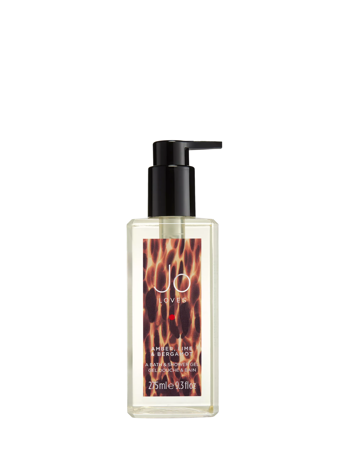 Jo Loves Amber Lime Bergamot bath shower gel 275ml - British product