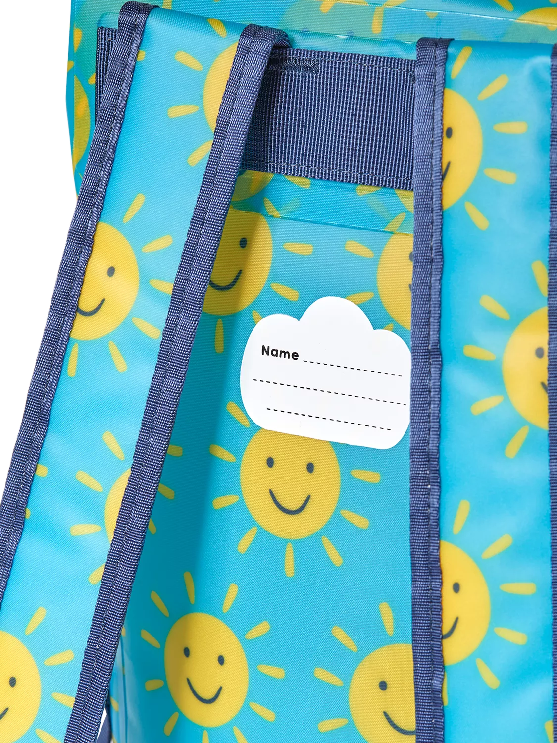 Frugi kids dry bag backpack Sunshine Smiles, imported from the UK