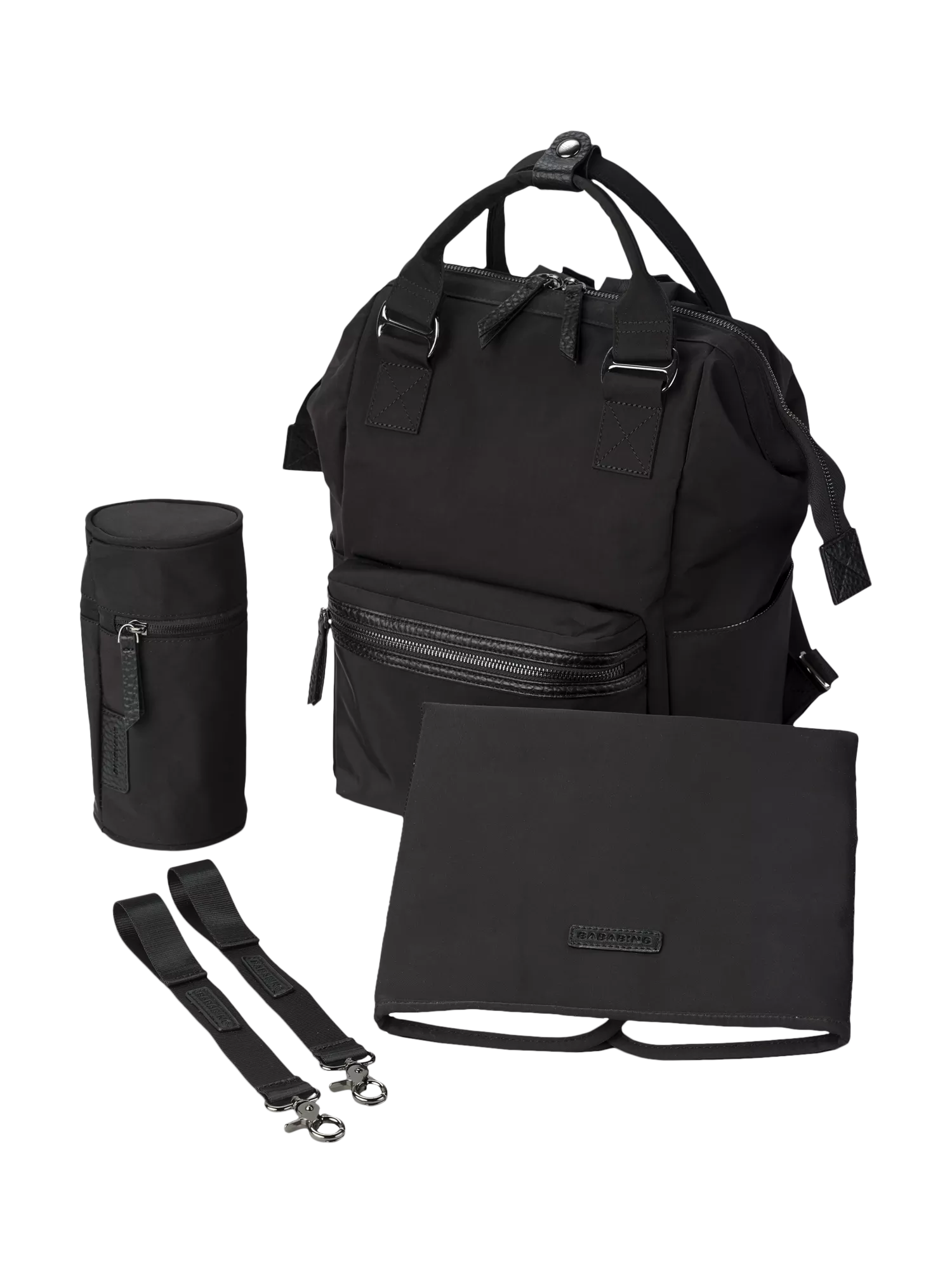 BabaBing! backpack changing bag in black, imported from the UK