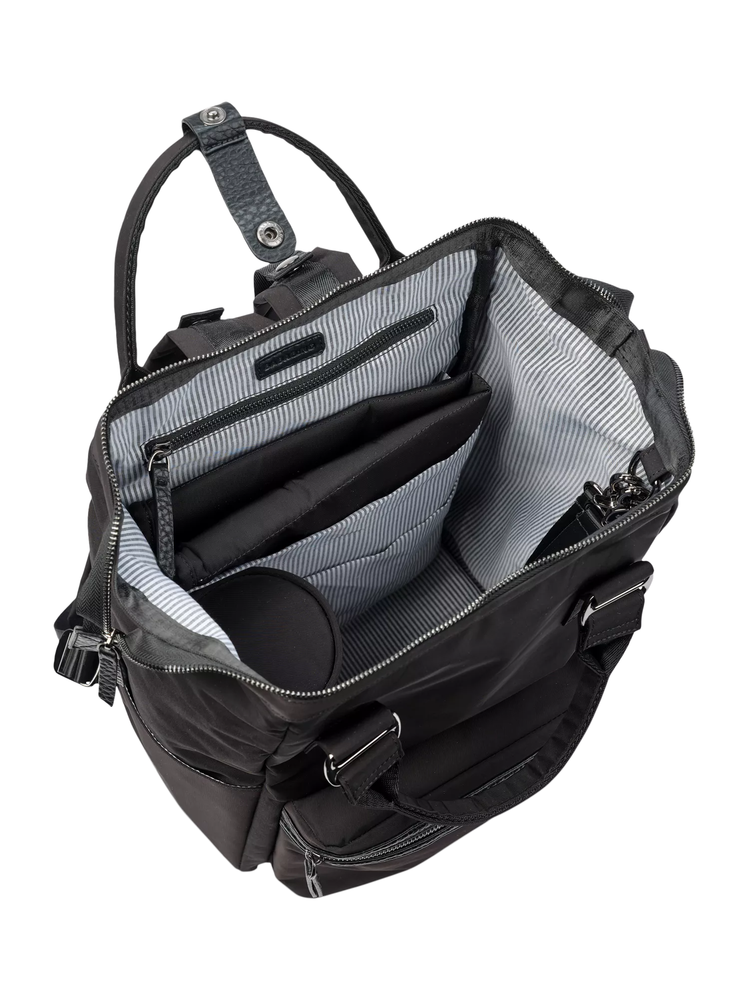 BabaBing! backpack changing bag in black, imported from the UK
